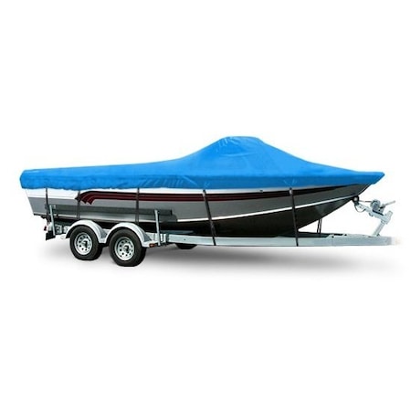 Eevelle Boat Cover ALUMINUM FISHING High Windshield Inboard Fits 14ft 6in L up to 88in W Royal SCAFH1488-RYL